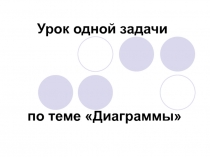 Урок одной задачи по теме Диаграммы 6 класс