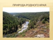 Природа родного края