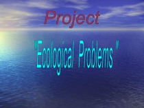 Ecological Problems