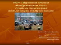 Марийские священные рощи как объект историко-культурного наследия 4 класс