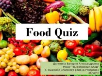 Food Quiz