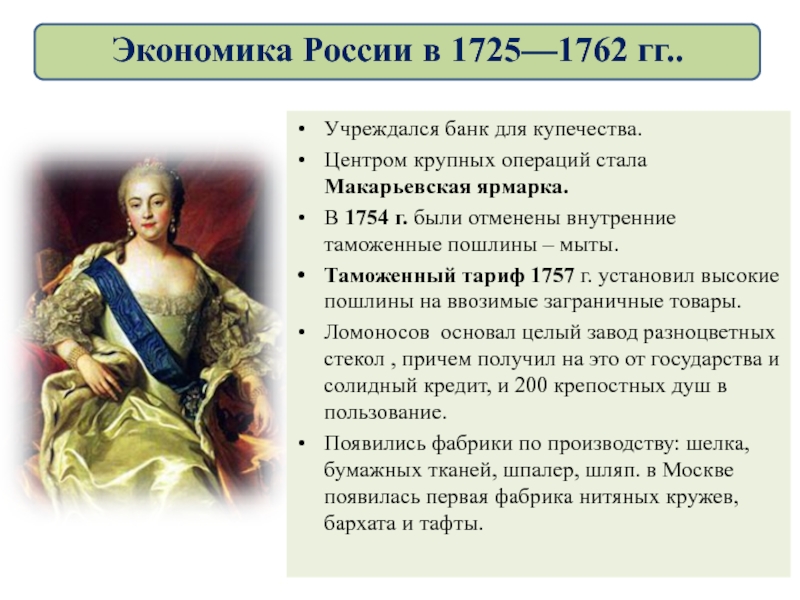 Национальная и религиозная политика 1725 1762 презентация