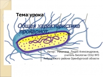 Общая характеристика прокариот 7 класс