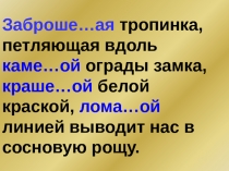 Правописание одной и двух букв Н в именах прилагательных и причастиях   7 класс