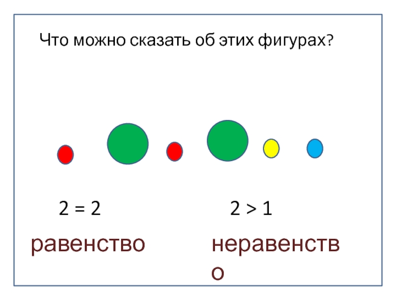 1 класс презентация равенство неравенство школа россии