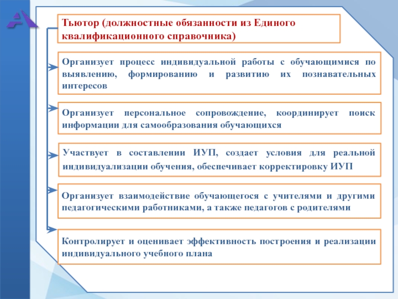 Как называется тьютор помогающий осваивать технологию написания проектов