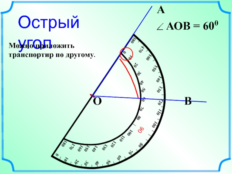 Транспортир 5 класс презентация