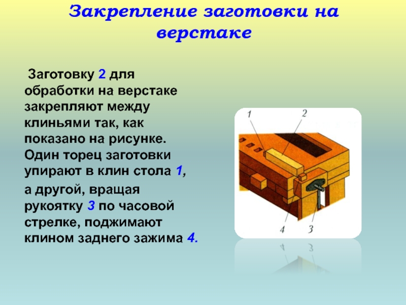 Обработка древесины 5 класс. Закрепление заготовки на верстаке. Для закрепления заготовок на верстаке технология. Металлическая планка на верстак для закрепления заготовок. Для крепления заготовки на верстаке можно использовать параллельные.