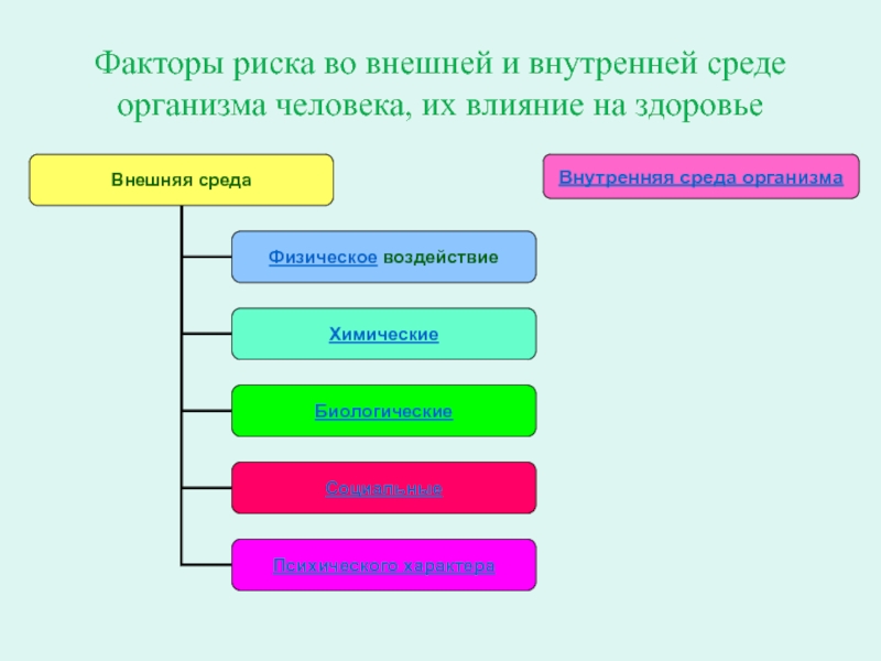 Риск факторы среды. Факторы риска внутренней среды. Факторы риска во внешней среде и внутренней среде организма человека. Факторы риска внутренней среды организма. Факторы риска внешней и внутренней среды.