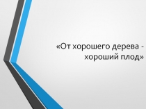 Урок информатики и ИКТ Дерево. Уровни дерева. Путь дерева