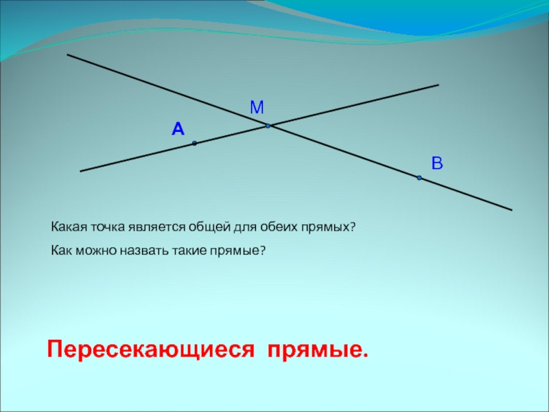 Что такое прямая. Прямая. Пучок пересекающихся прямых. Как называются пересекающиеся прямые. Пересекающиеся прямые уровня.