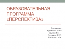 Образовательная программа Перспектива