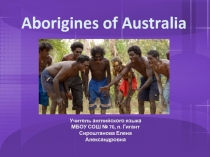 Aborigines of Australia