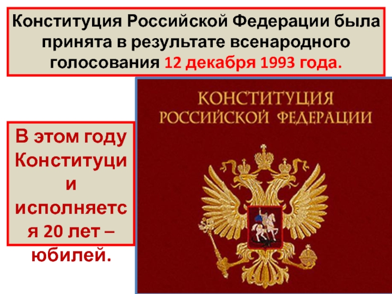 Конституция российской федерации была принята всенародно на