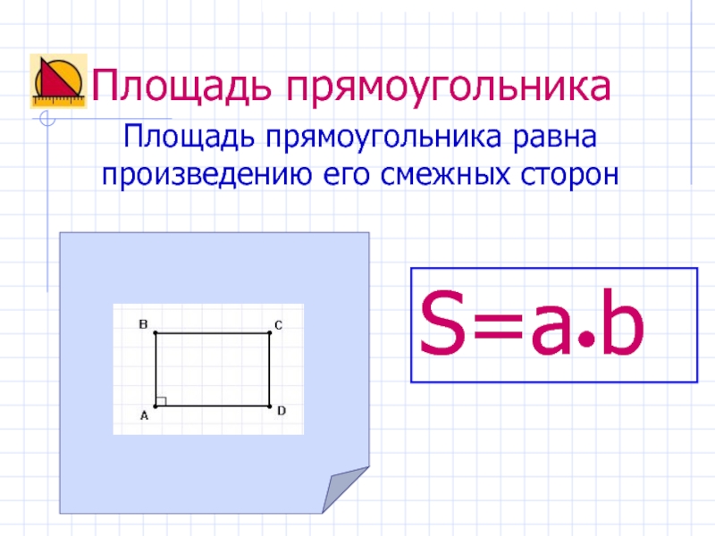 Площадь прямоугольника рисунок