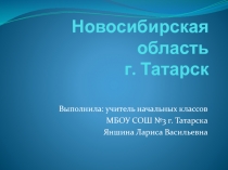 Новосибирская область г. Татарск 4 класс