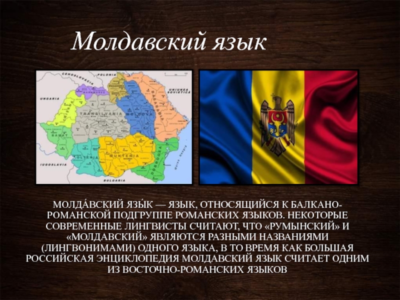 Язык молдаван