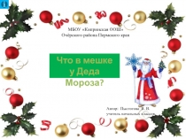 Что в мешке у Деда Мороза?