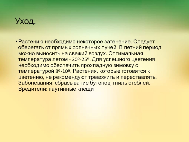 Растение в интерьере жилого дома творческий проект 6 класс