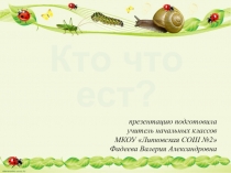 Кто что ест? 2 класс
