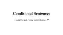 Conditional Sentences 8 класс