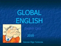 GLOBAL ENGLISH