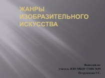 Жанры изобразительного искуства 6 класс