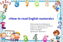 How to read English numerals