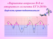 Варианты вопросов В-8 из открытого сегмента ЕГЭ-2010 11 класс