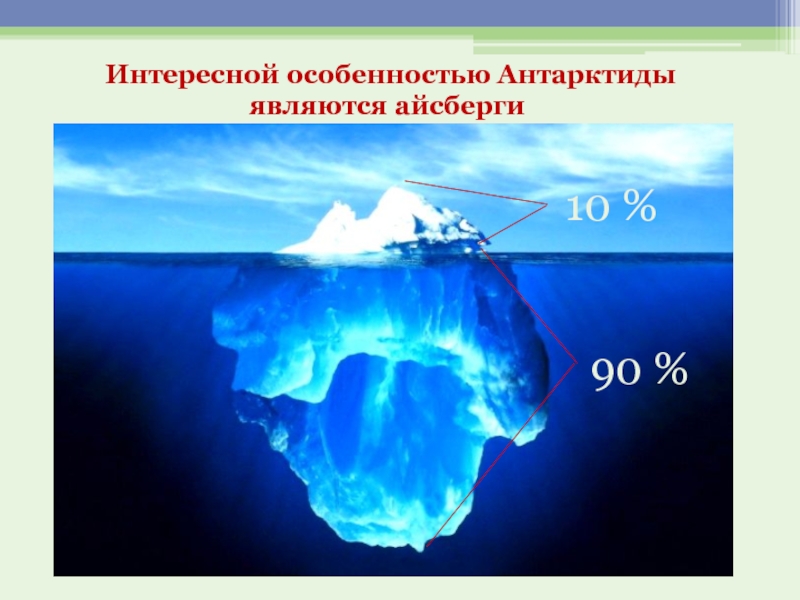 Информация о проектах по использованию айсбергов для снабжения населения водой