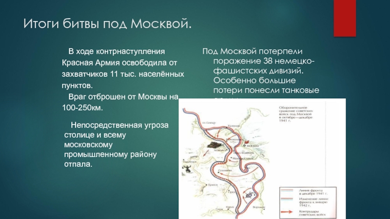 Значение битвы за москву 1941
