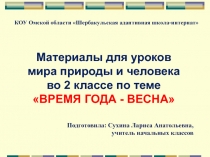 Материалы для уроков мира природы и человека 