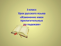 Изменение имен прилагательных по падежам 5 класс