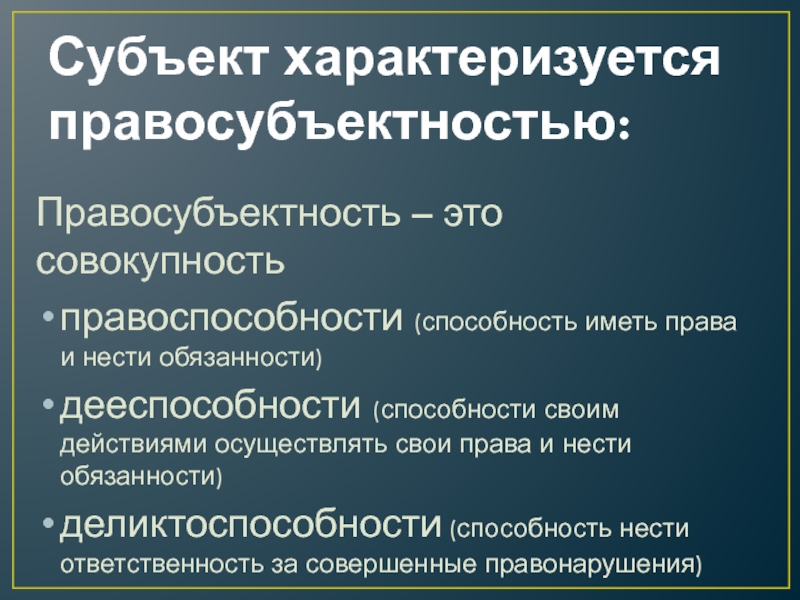 Правосубъектность картинки для презентации