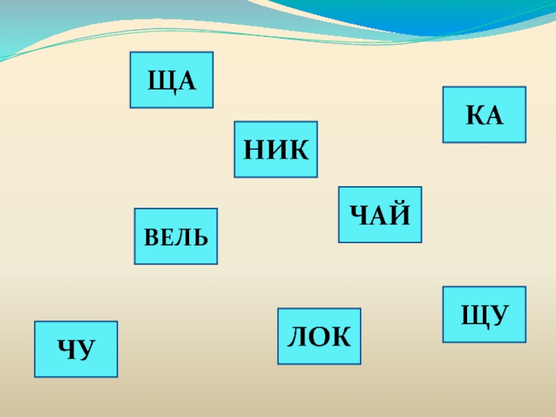 Презентация по русскому языку 1 класс сочетания жи ши ча ща чу щу