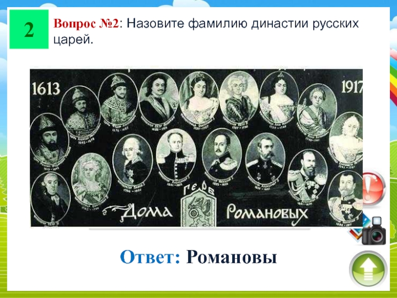 Фамилии династий россии