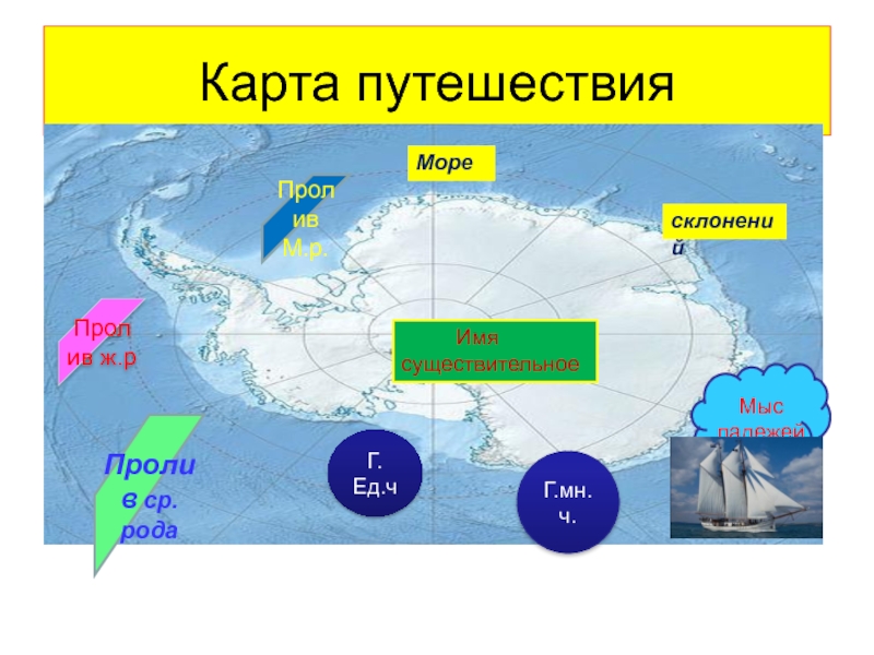 Путешествием имена. Путешествие по стране имя существительное 3 класс. Карта путешествие по существительным. Путешествие по островам падежей. Море род.