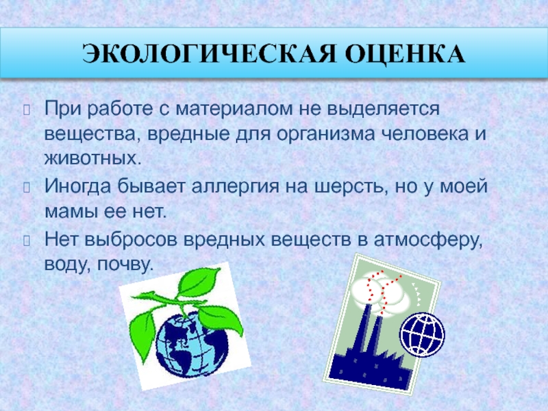 Экологическая оценка проекта