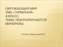 Презентация  для  урока  окружающего мира