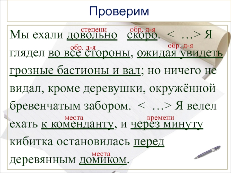 Довольно быстро. Я глядел во все стороны ожидая увидеть грозные. Я глядел во все стороны ожидая увидеть грозные Бастионы. Я глядел во все стороны. Мы ехали довольно скоро я глядел во все стороны.