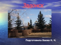 Задонск- город золотых куполов!