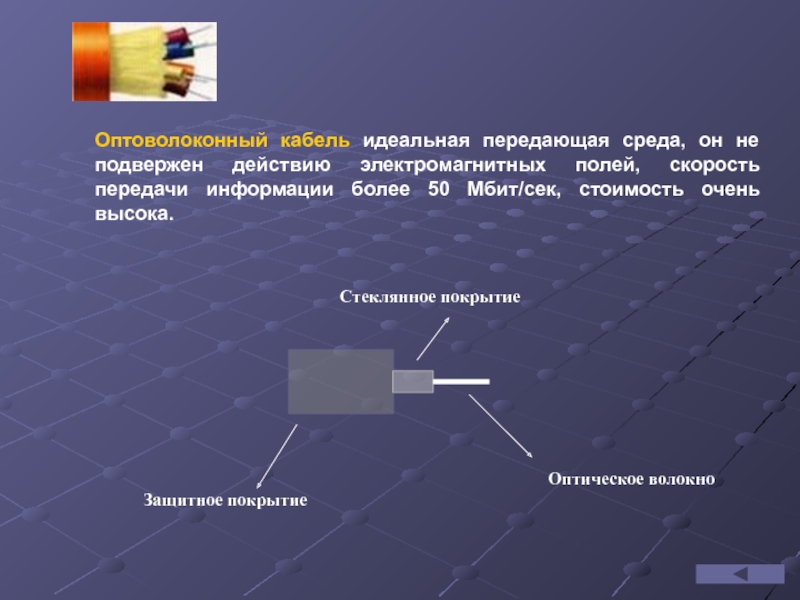 Вариант физической передающей среды представленный на рисунке является