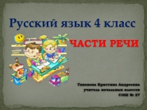 Части Речи (презентация)