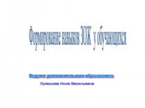 Отчёт Формирование навыков ЗОЖ у обучающихся.