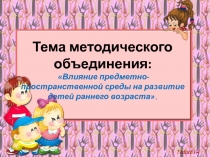 Тема методического объединения