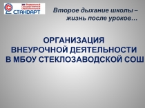 Организация внеурочной деятельностив МБОУ Стеклозаводской СОШ