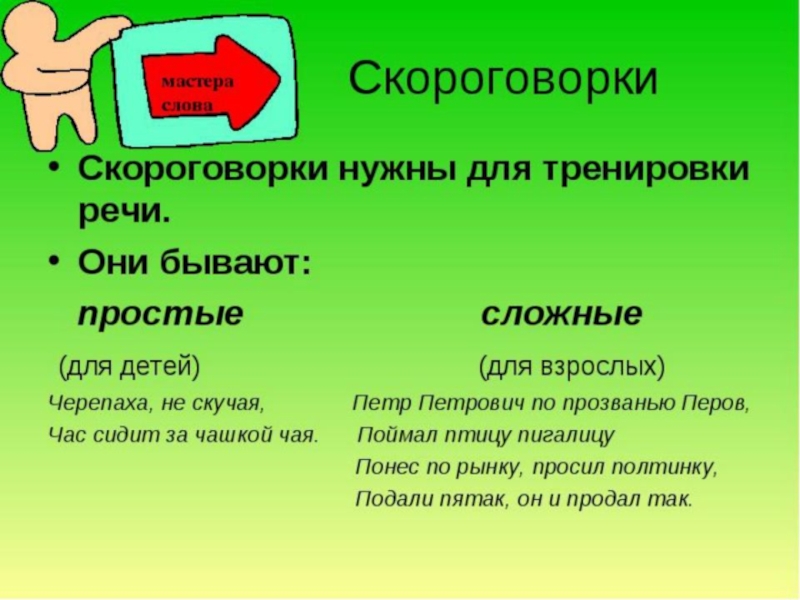 Проект скороговорки 2 класс по литературе