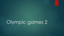 The Olympic games