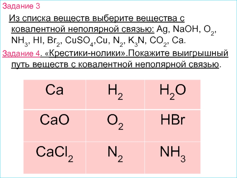 Выберите ряд в котором все вещества имеют только ковалентные полярные связи запишите схемы cuso4