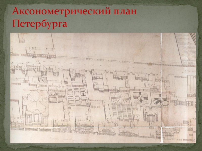 Аксонометрический план Петербурга